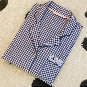 Victoria’s Secret blue gingham pajamas